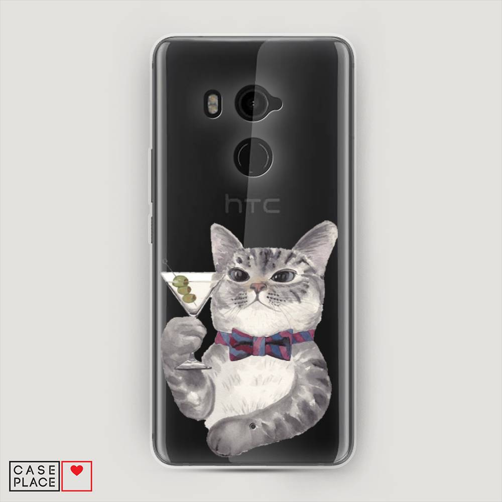 

Чехол Awog "Кот джентльмен" для HTC U11 Plus