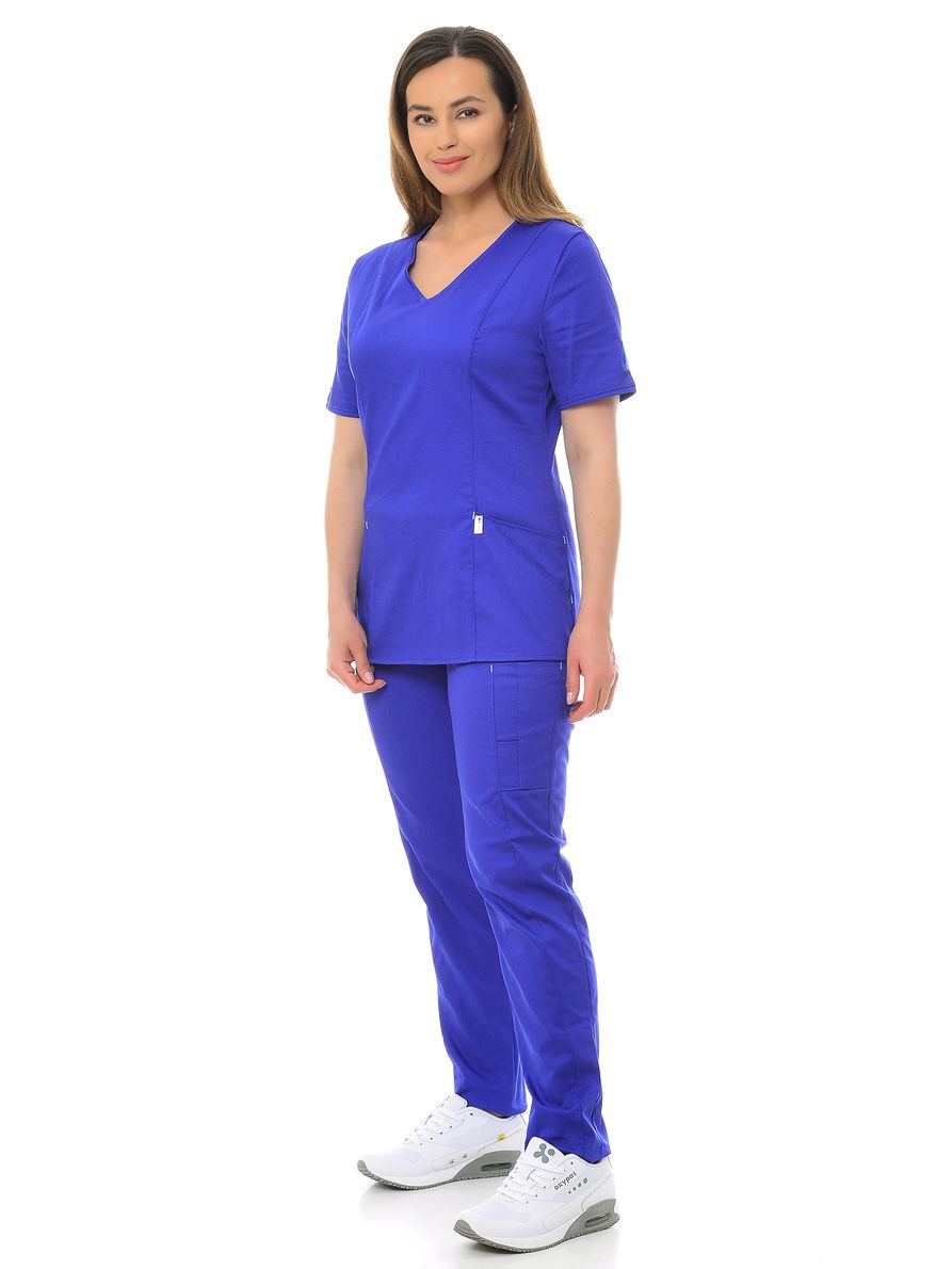 фото Костюм медицинский женский medicalwear сантана 2 117 синий 52 ru