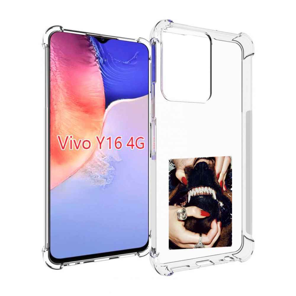

Чехол MyPads маникюр для Vivo Y16 4G/ Vivo Y02S, Прозрачный, Tocco