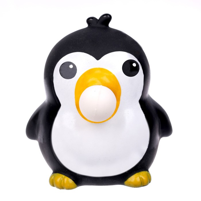 фото Мялка-антистресс кнр пингвин надувает шарик 7661245