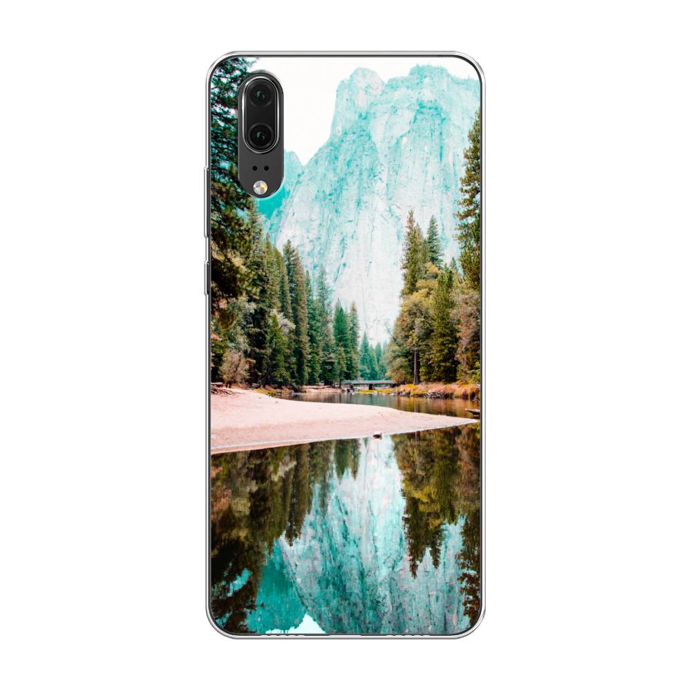 

Чехол Awog на Huawei P20 "Горы 11", Зеленый;голубой, 64350-4