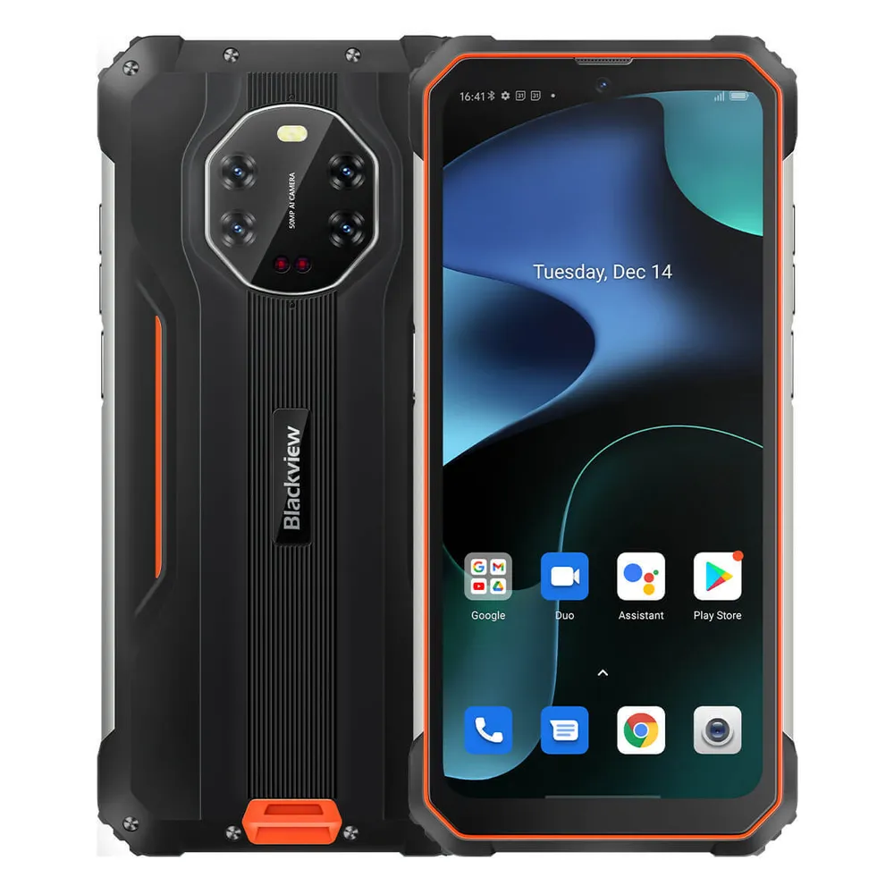 

Сотовый телефон Blackview BV8800 8/128Gb Black-Orange