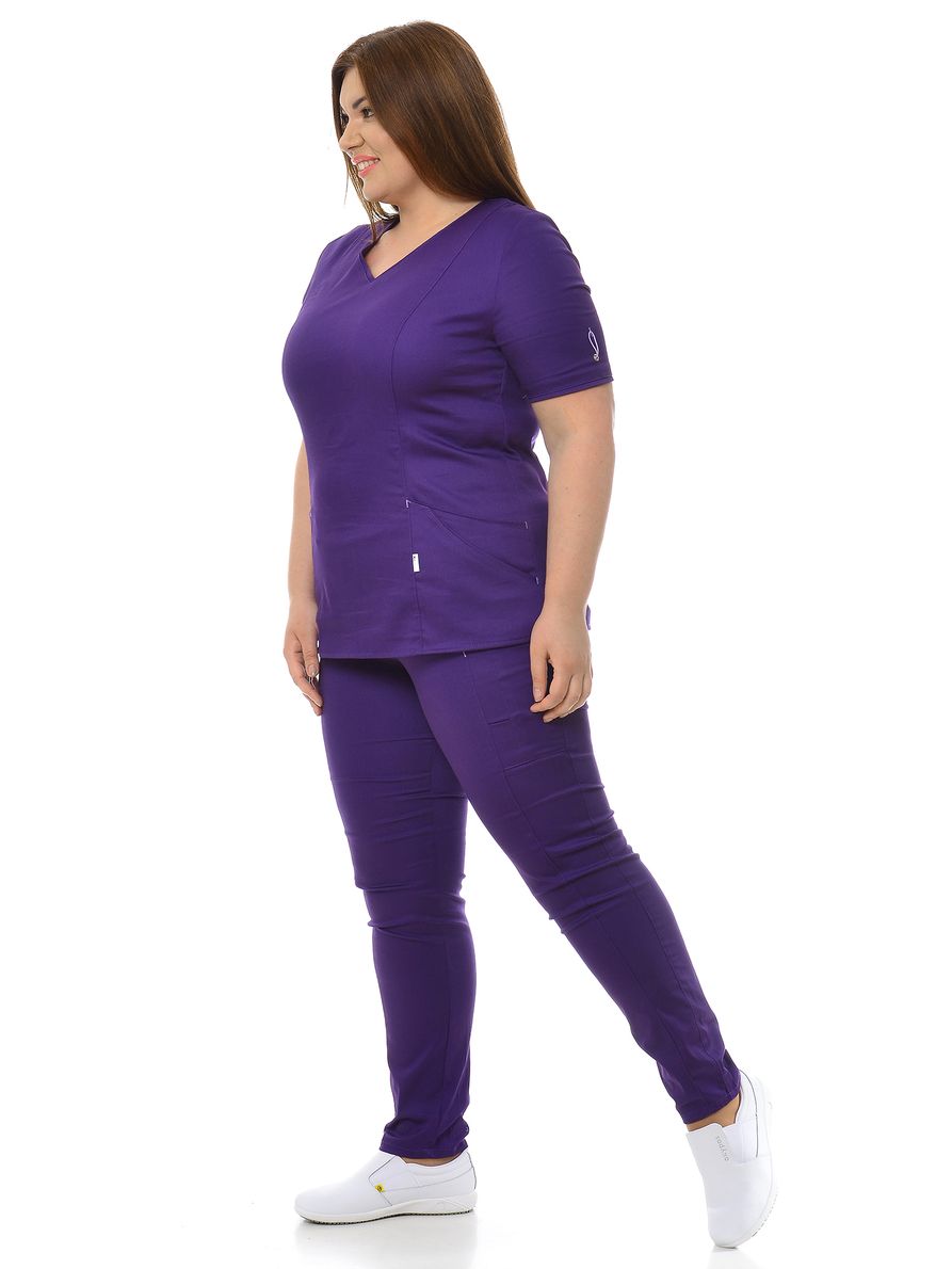

Костюм медицинский женский MedicalWear Сантана 2 117 фиолетовый 54 RU, Сантана 2 117