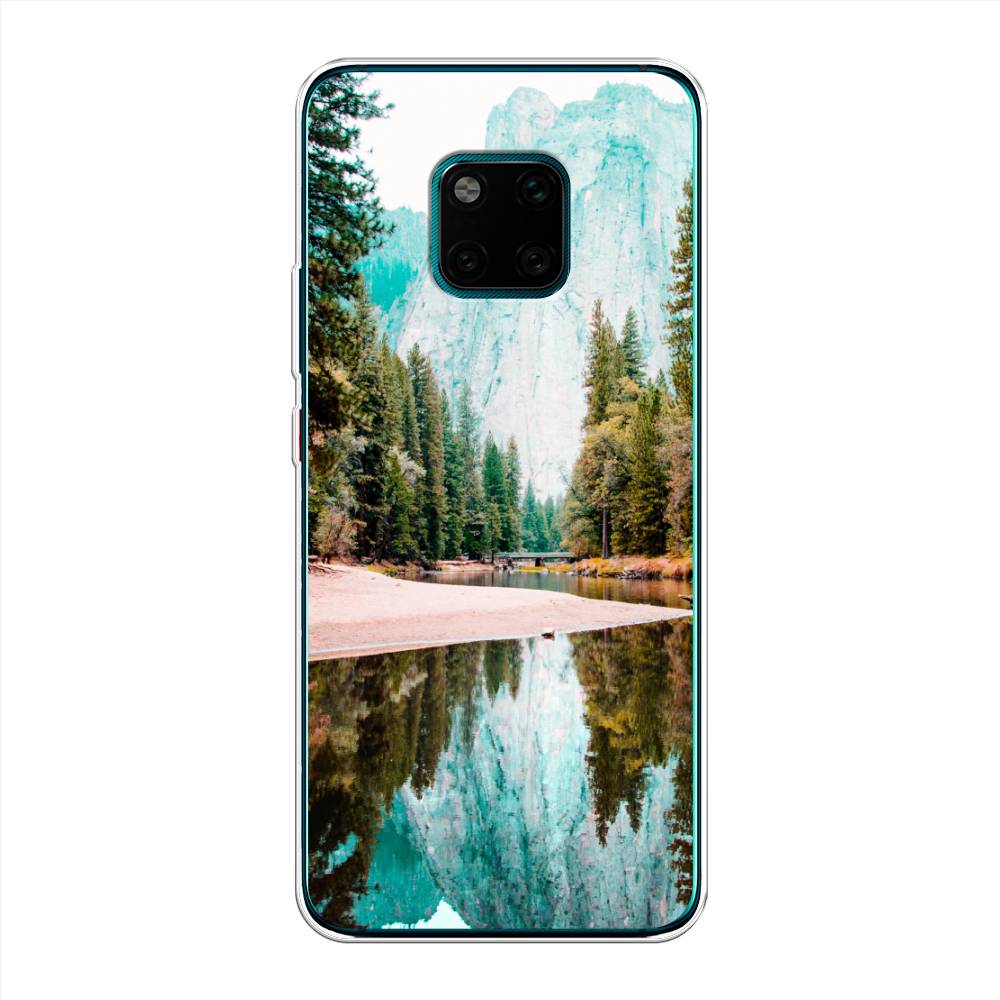

Чехол Awog на Huawei Mate 20 Pro "Горы 11", Зеленый;голубой, 67050-4