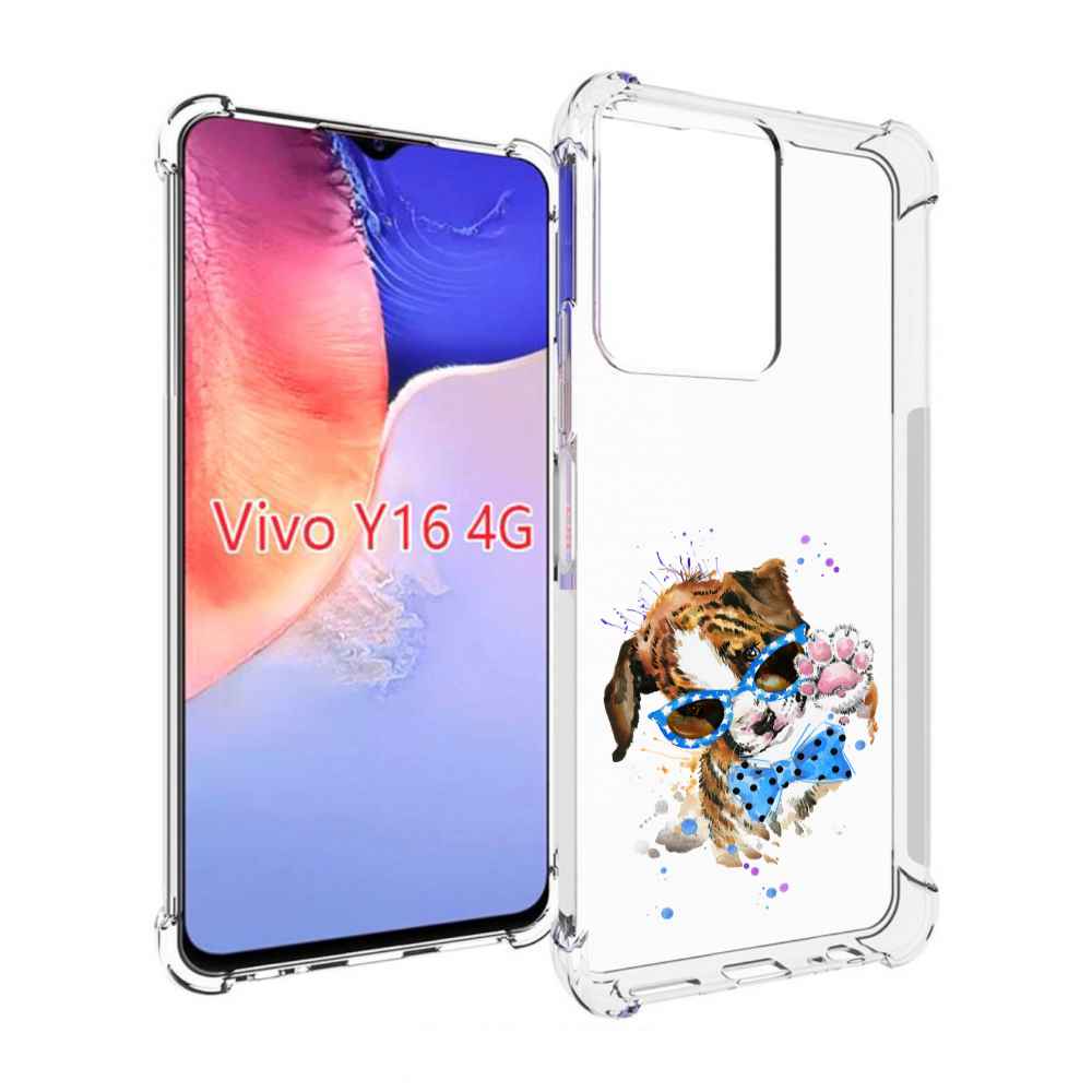 Чехол MyPads лапочка для Vivo Y16 4G/ Vivo Y02S