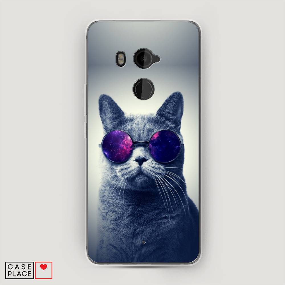 

Чехол Awog на HTC U11 Plus / Эйчтиси U11 Plus "Космический кот", Разноцветный, 102150-1