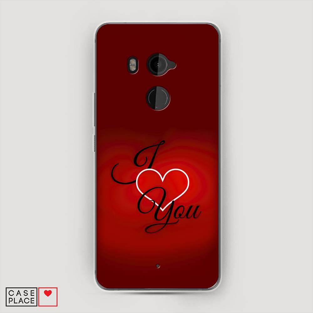 

Чехол Awog на HTC U11 Plus / Эйчтиси U11 Plus "I love you 3", Разноцветный, 102150-6