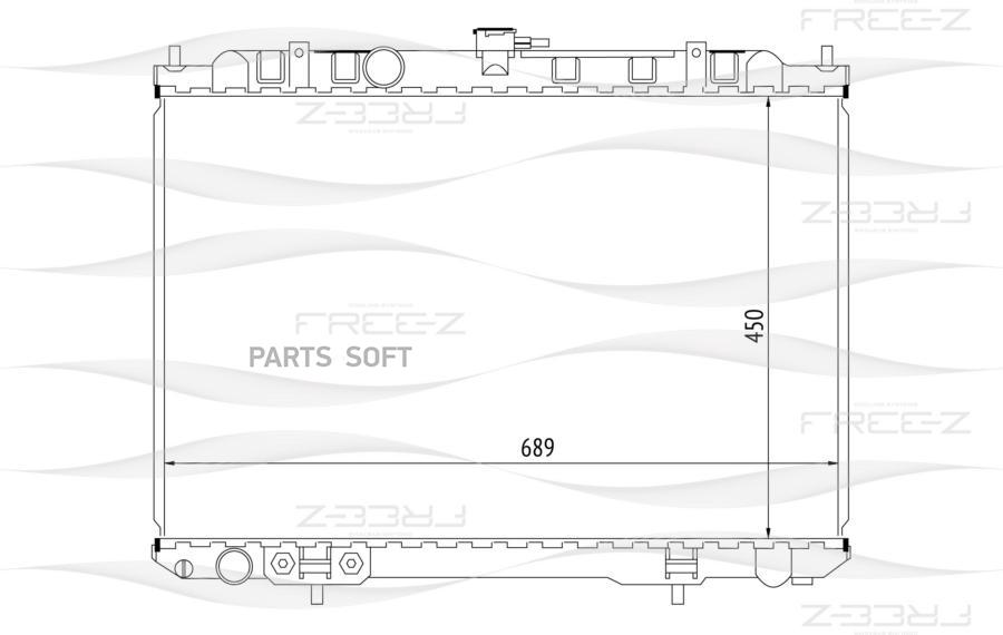 

Радиатор охлаждения FREE-Z KK0242