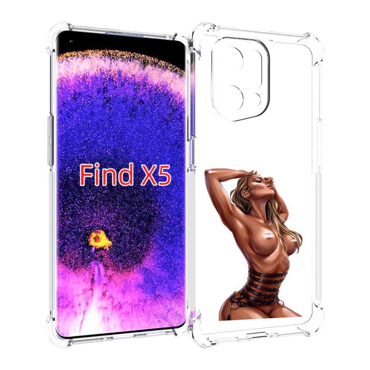 

Чехол MyPads Портупея денский для Oppo Find X5, Прозрачный, Tocco
