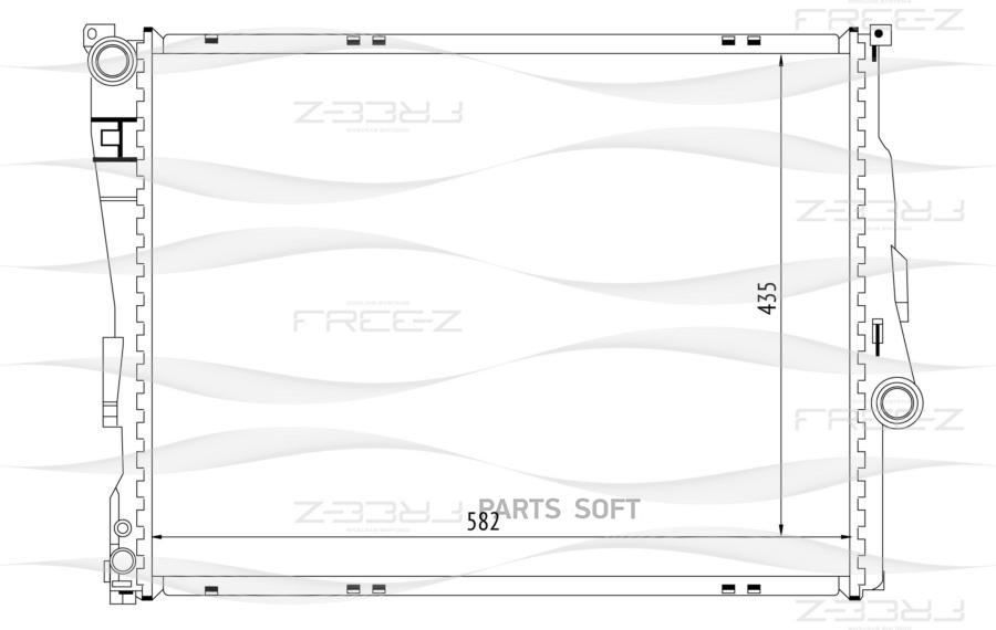 

Радиатор охлаждения FREE-Z KK0122