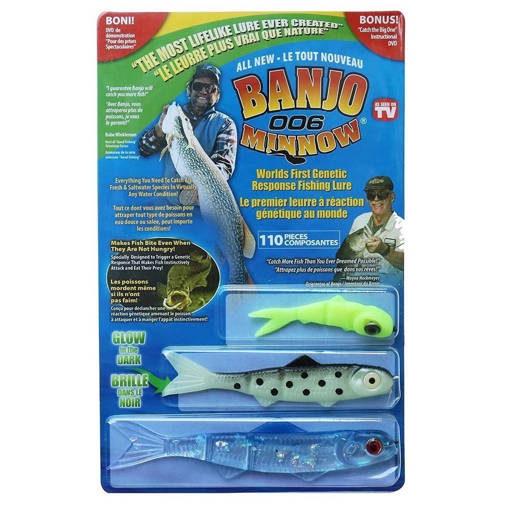 

Набор приманок для ловли хищной рыбы Banjo 006 Minnow