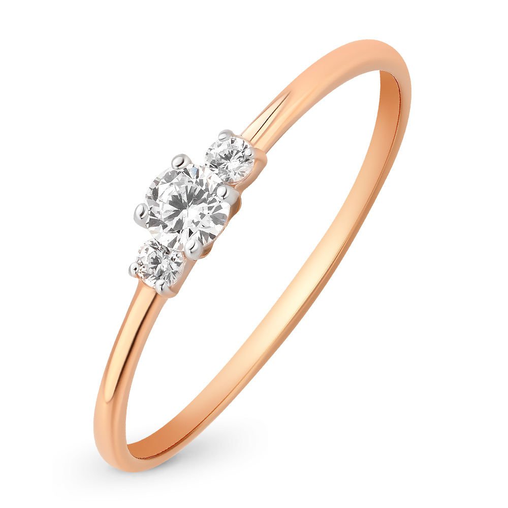 

Кольцо из золота р. , 585Gold 301007546, фианит, 301007546