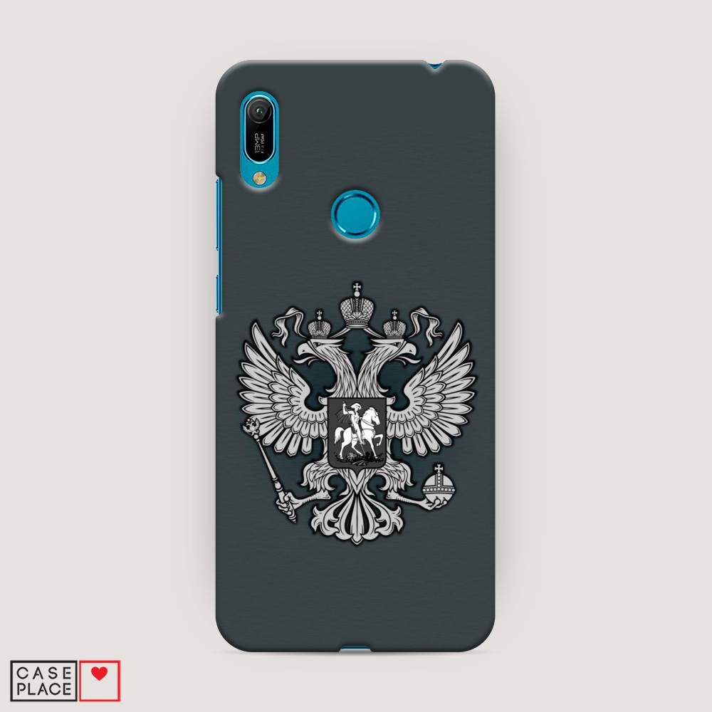 

Чехол Awog "Герб России серый" для Huawei Y6 2019