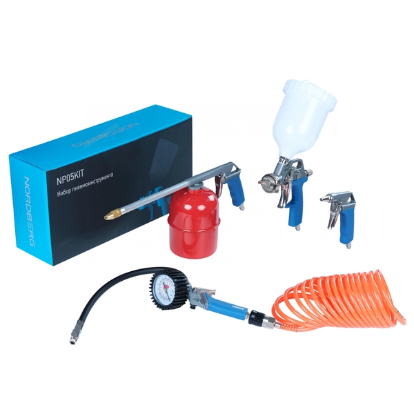 

Набор пневмоинструмента 5 предм NORDBERG NP05KIT