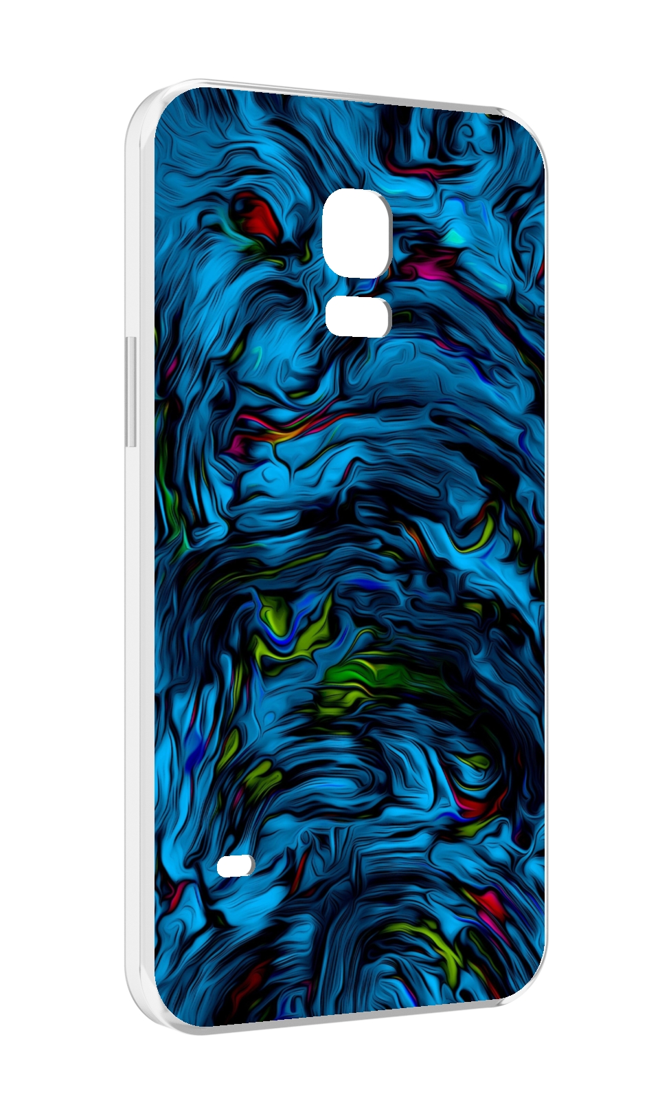 

Чехол MyPads голубая краска в темноте для Samsung Galaxy S5 mini, Прозрачный, Tocco