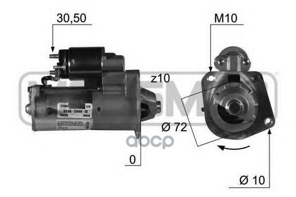 

Стартер FORD MONDEO IV VOLVO S80 II 2.5 220418