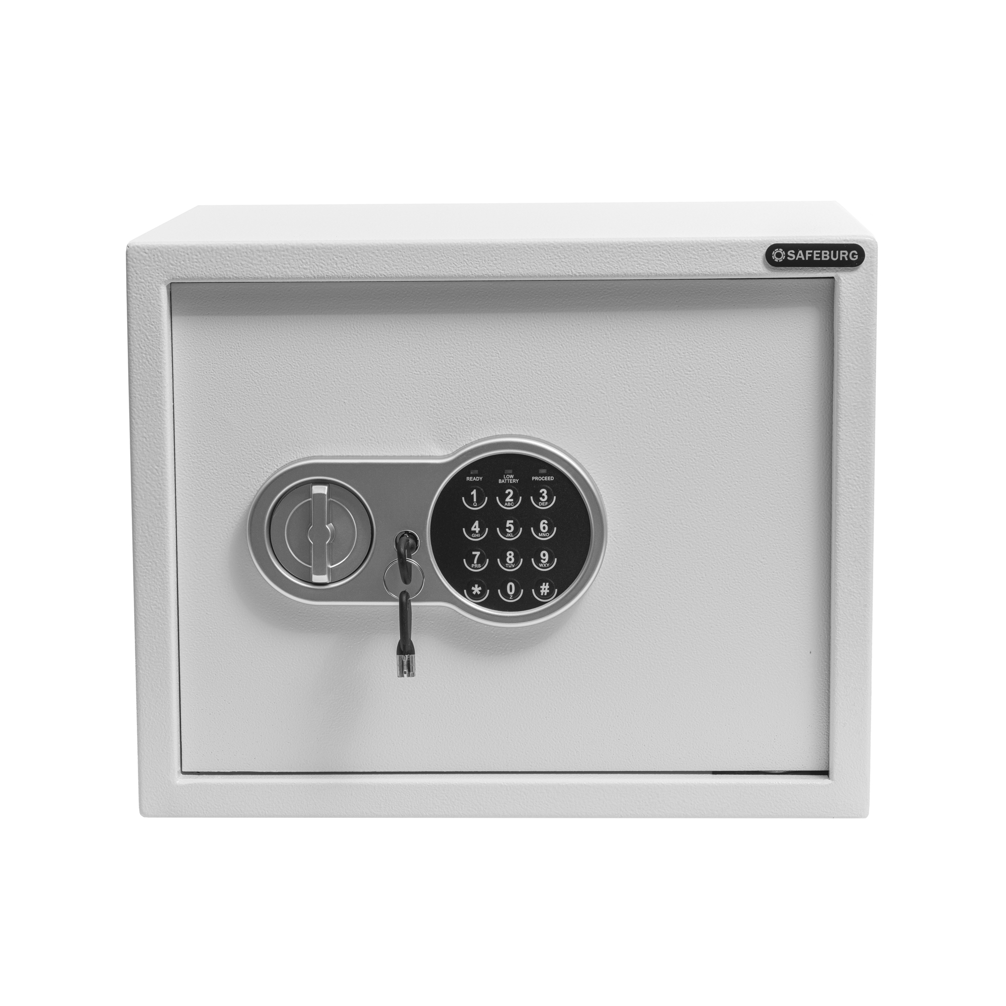 фото Сейф safeburg sb-300 white, сейф для денег и документов с электронным кодовым замком