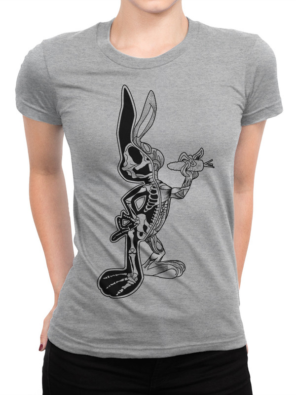

Футболка женская Design Heroes 631-bugs-1fut серая XL, 631-bugs-1fut