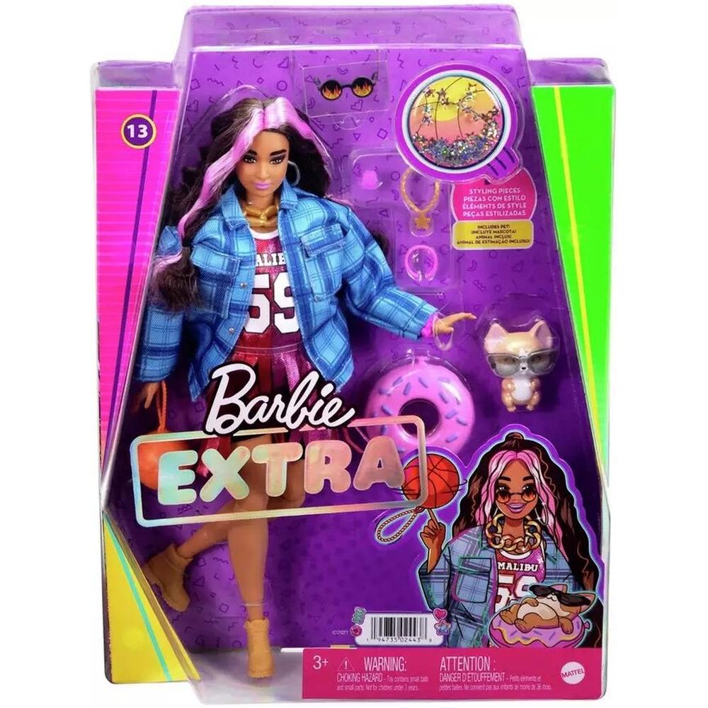 Кукла Barbie Кукла в платье Экстра HDJ46 кукла barbie коллекционная extra fly стиль сафари