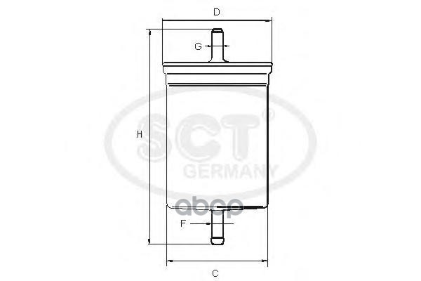 

SCT ST 741 Топливный фильтр ST741