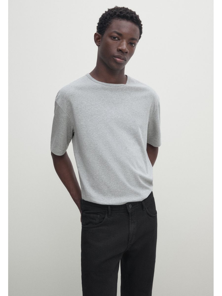 

Футболка мужская Massimo Dutti M3I22O07P серая L, Серый, M3I22O07P