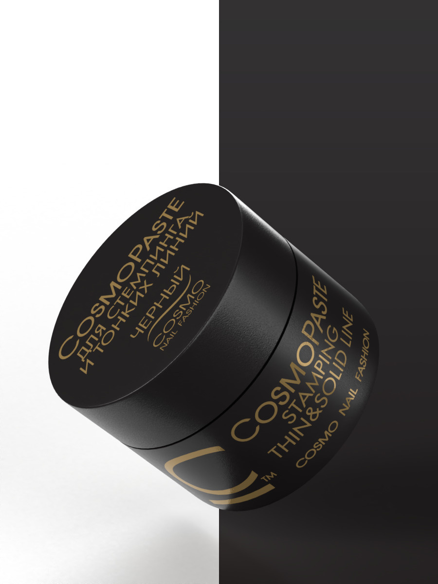 

Гель-паста для стемпинга CosmoLac CosmoPaste, черная