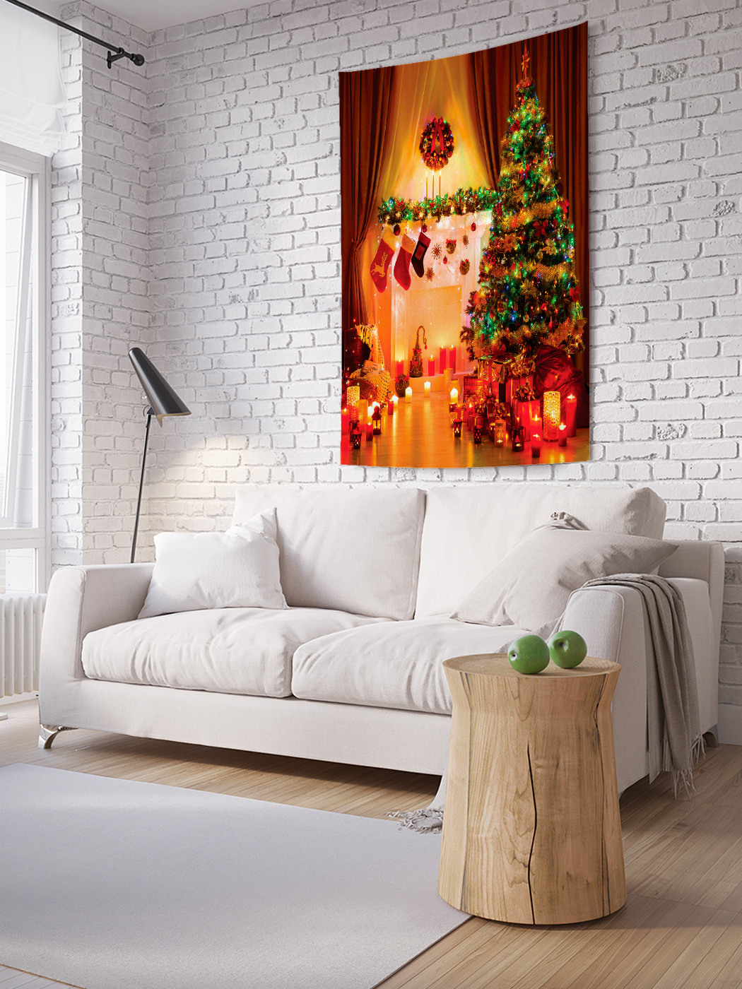 

Вертикальное фотопанно на стену JoyArty Праздничный уют 150x200 см, Праздничный уют