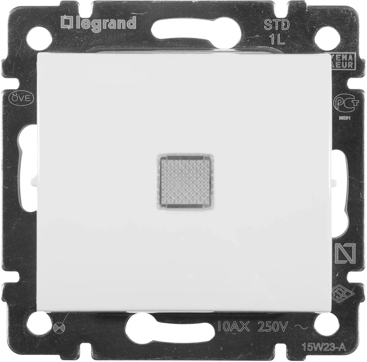 

Выключатель Legrand Valena 1-клавишный, с индикацией, установка скрытая, IP20, белый 77441, Выключатель Legrand Valena 1-клавишный, с индикацией, установка скрытая, IP20, белый [774410]