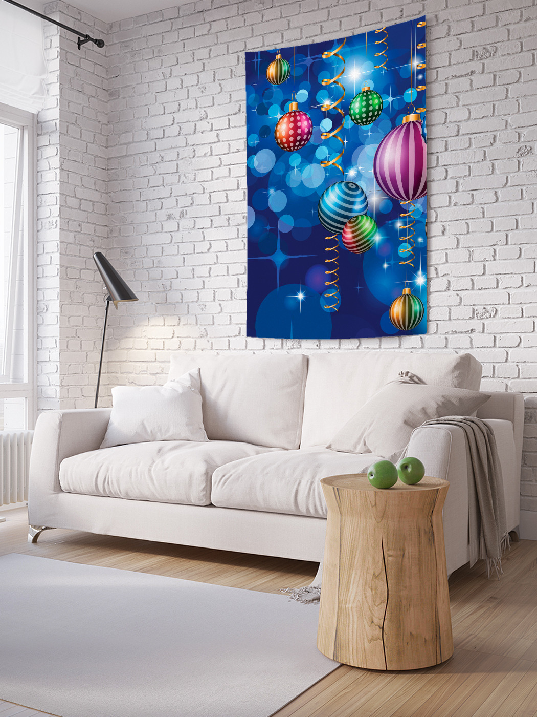 

Вертикальное фотопанно на стену JoyArty Новогодняя дискотека 150x200 см, Новогодняя дискотека