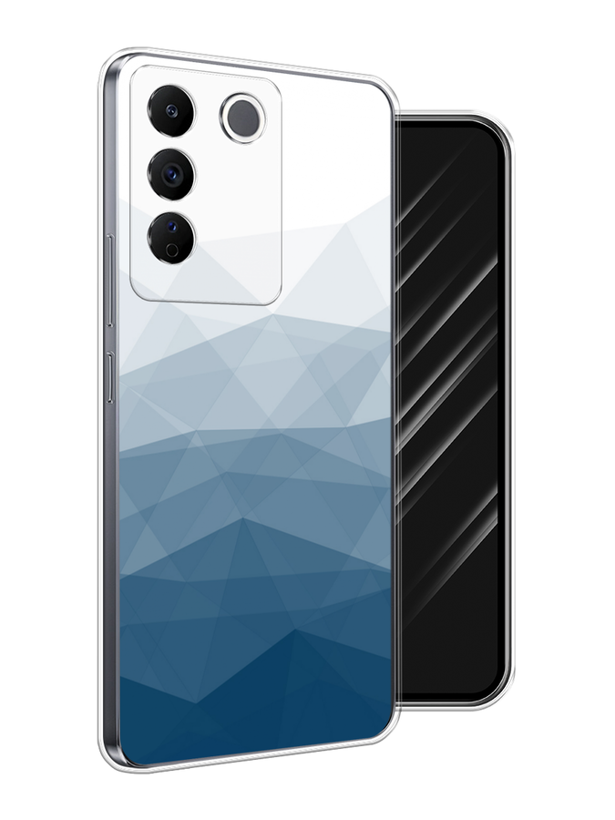 

Чехол Awog на Vivo V27e "Абстракция небо", Синий;голубой;белый, 268350-1