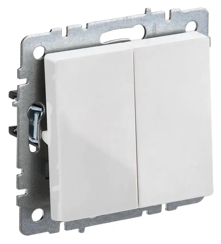 

Выключатель IEK Brite ВС10-2-0-БрБ, 2-клавишный, установка скрытая, IP20, белый br-v20-0-1, Выключатель IEK Brite ВС10-2-0-БрБ, 2-клавишный, установка скрытая, IP20, белый [br-v20-0-10-k01]