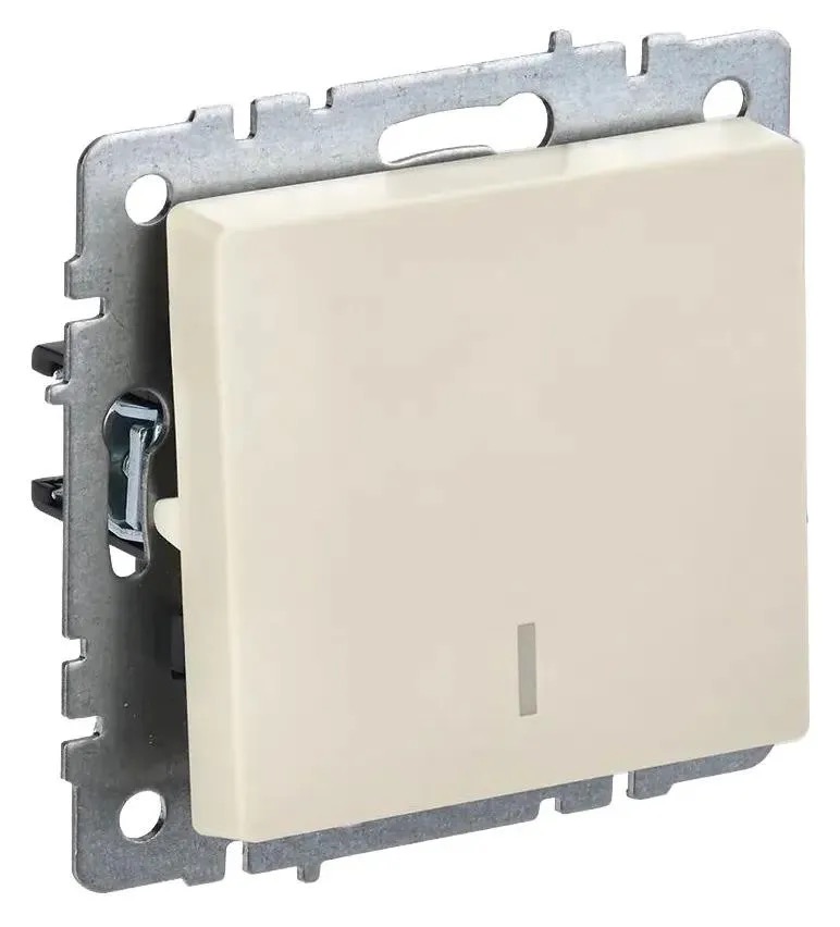 

Выключатель IEK Brite ВС10-1-1-БрКр, 1-клавишный, с индикацией, установка скрытая, IP20, б, Белый, Выключатель IEK Brite ВС10-1-1-БрКр, 1-клавишный, с индикацией, установка скрытая, IP20, бежевый [br-v10-1-10-k10]