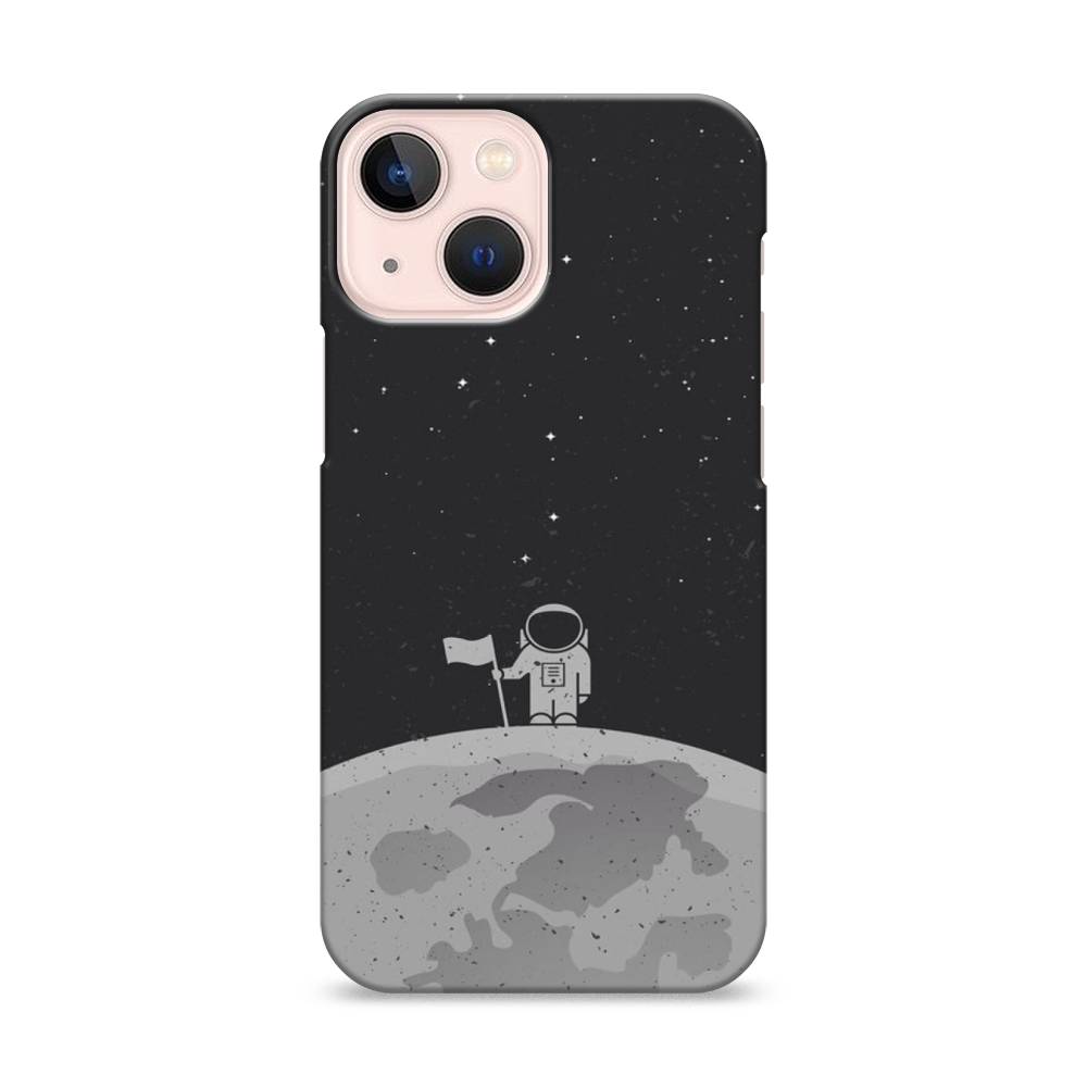 

Пластиковый чехол "Первый на Луне" на Apple iPhone 13 mini, 14120-3