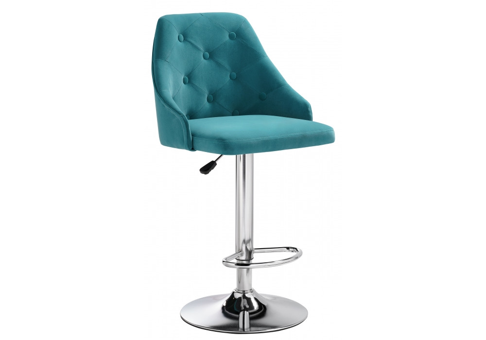 

Барный стул Woodville Laguna Blue velour, Барный стул Laguna