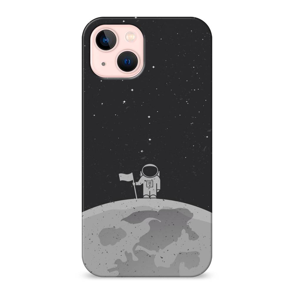 

Пластиковый чехол "Первый на Луне" на Apple iPhone 13, 14220-3