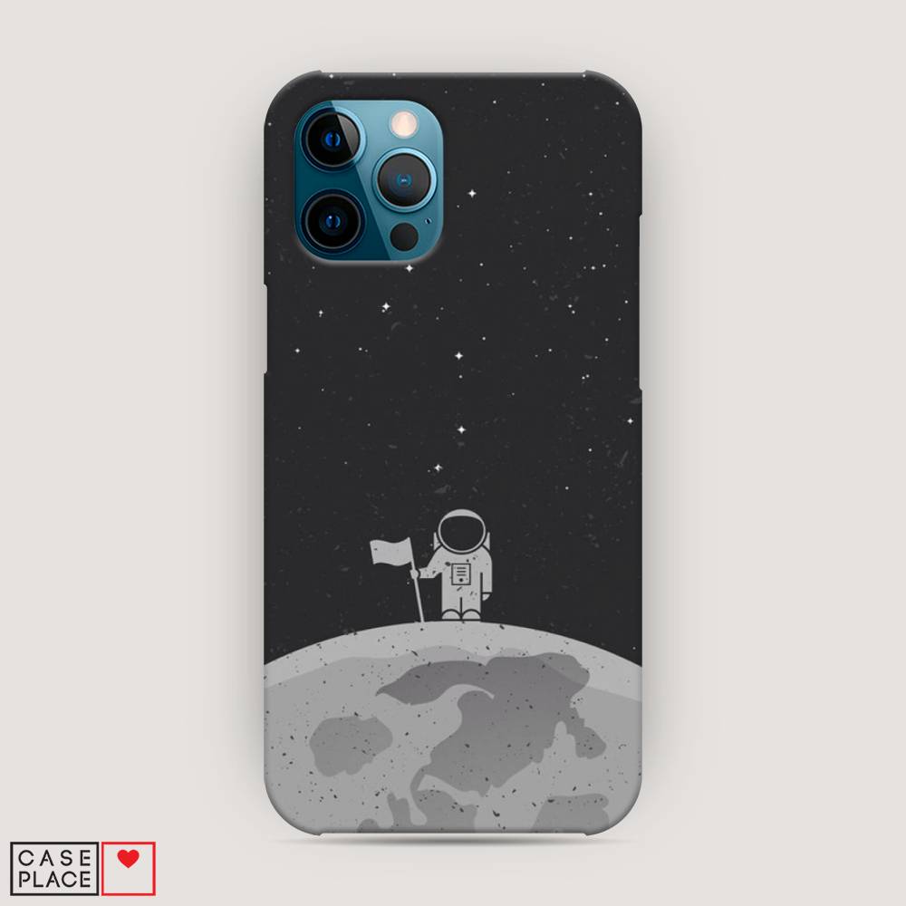 

Пластиковый чехол "Первый на Луне" на Apple iPhone 12 Pro Max, 12720-3