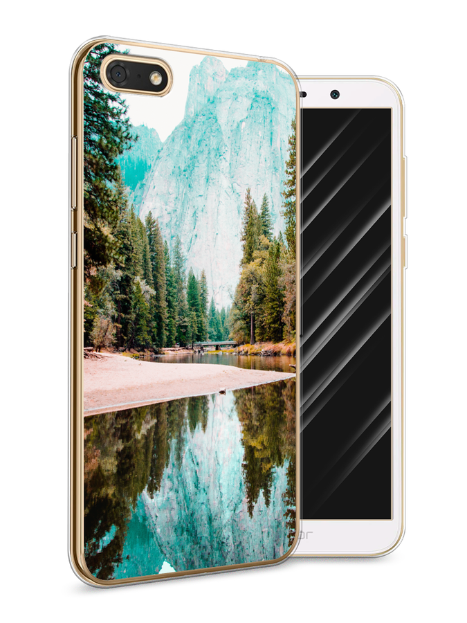 

Чехол Awog на Honor 7A "Горы 11", Зеленый;голубой, 65250-4