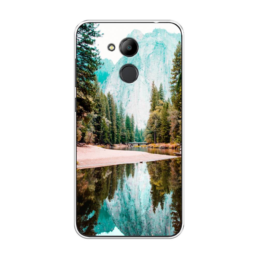 

Чехол Awog на Honor 6C Pro "Горы 11", Зеленый;голубой, 63850-4