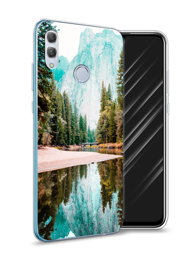 

Чехол Awog на Honor 10 Lite "Горы 11", Зеленый;голубой, 67550-4