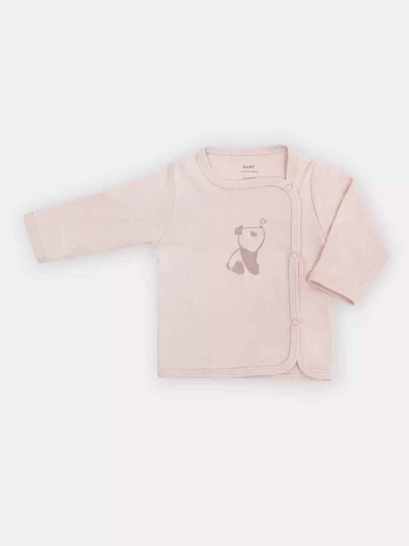

Распашонка Rant HUGS AND KISSES Panda Pink р.74, Розовый, 5374_print
