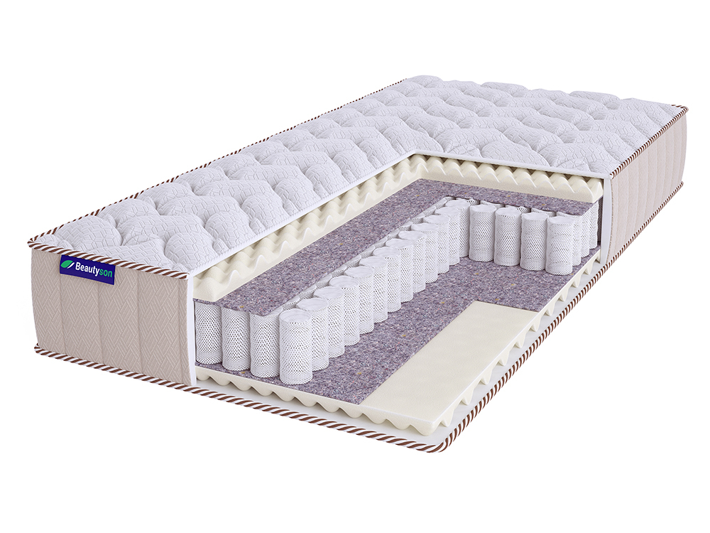 

Матрас Beautyson Roll Spring Massage Double S600 Lux 180х200, Бежевый;белый;серый;серебристый, Roll Spring Massage Double S600 Lux