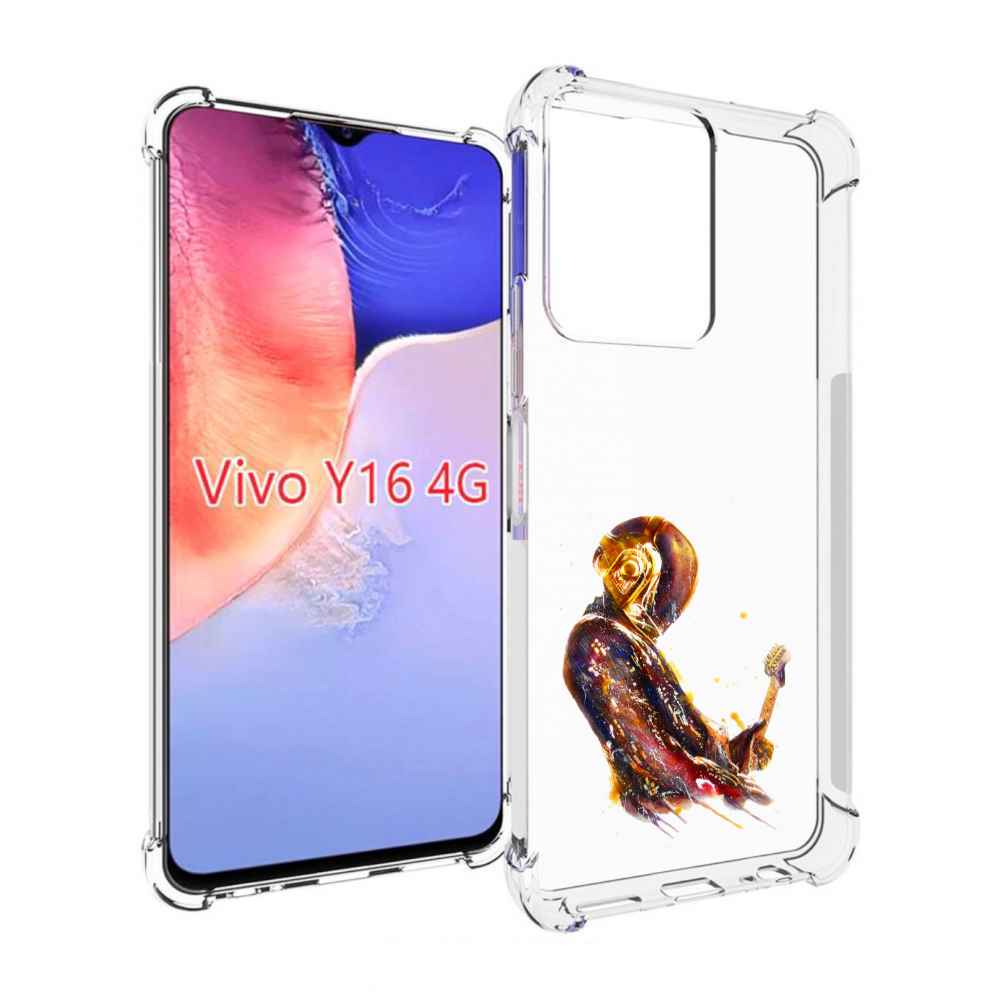 

Чехол MyPads космо-музыкант для Vivo Y16 4G/ Vivo Y02S, Прозрачный, Tocco