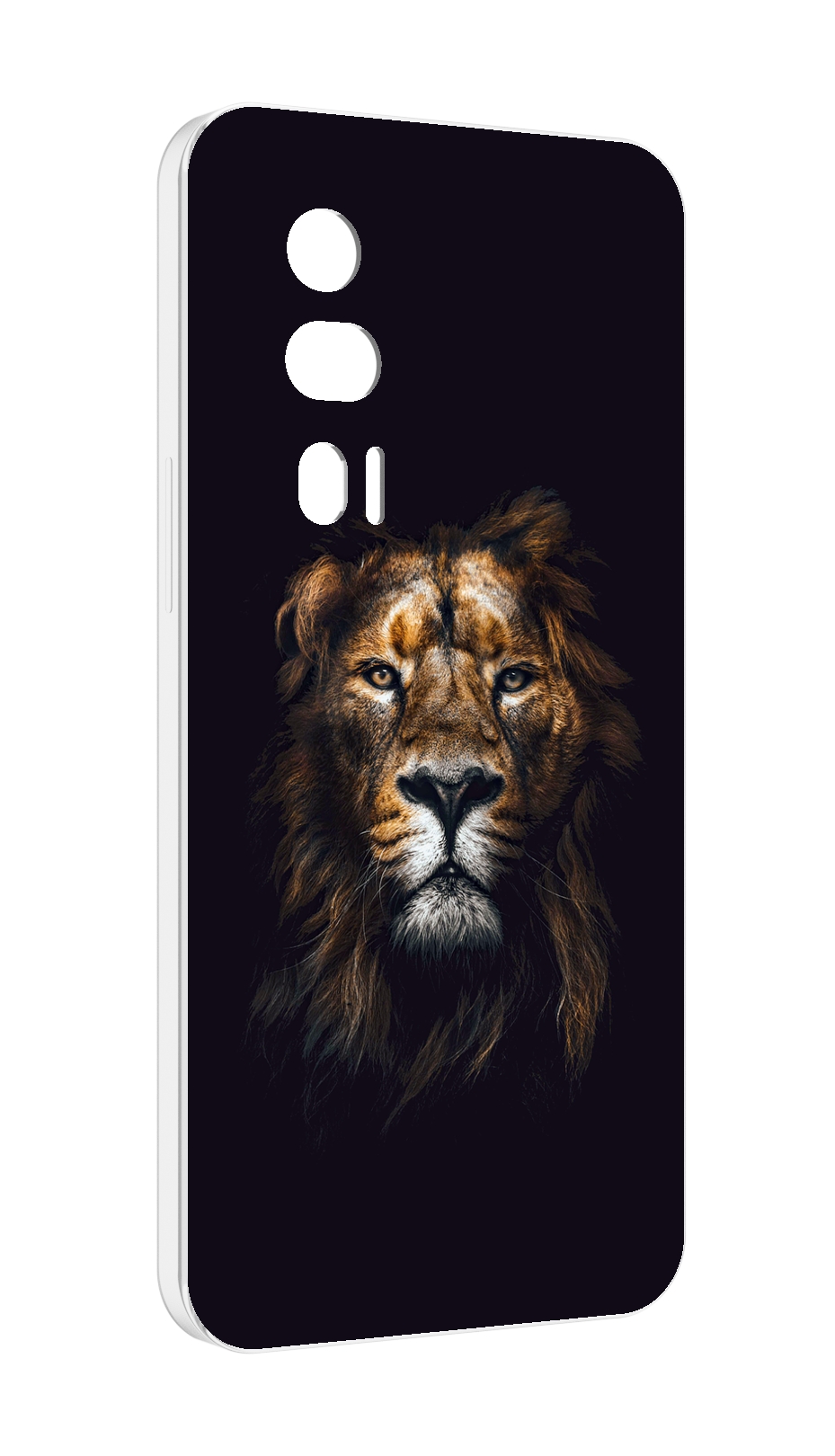 

Чехол MyPads Лев-в-тени мужской для Xiaomi Redmi K60 противоударный, Tocco