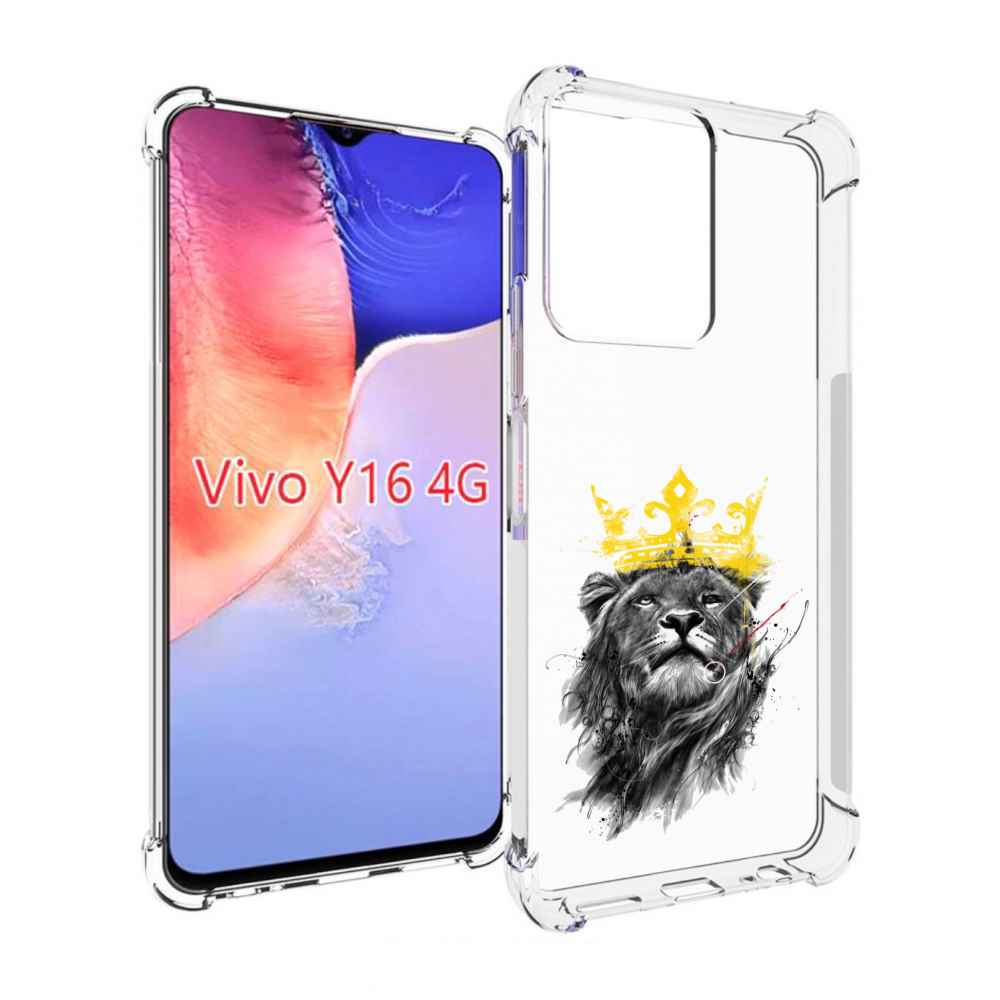 

Чехол MyPads король-лев для Vivo Y16 4G/ Vivo Y02S, Прозрачный, Tocco
