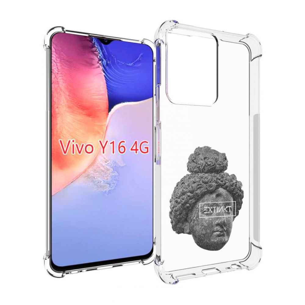 

Чехол MyPads каменное лицо девушки для Vivo Y16 4G/ Vivo Y02S, Прозрачный, Tocco
