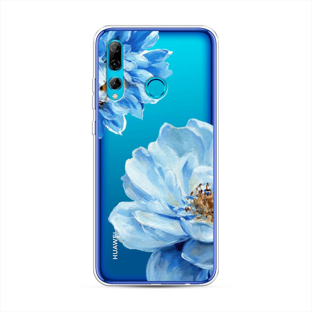 

Чехол Awog на Huawei P Smart Plus 2019 "Голубые клематисы", Голубой, 69250-8