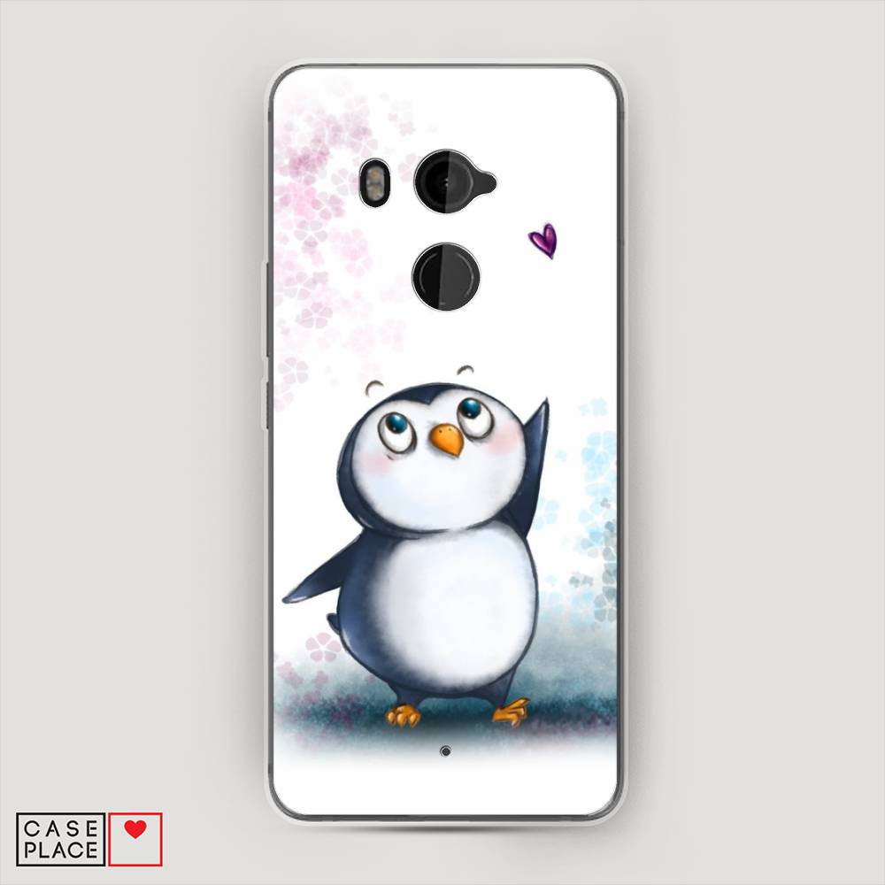

Чехол Awog на HTC U11 Plus / Эйчтиси U11 Plus "Пингвин и сердечко", Разноцветный, 102150-1