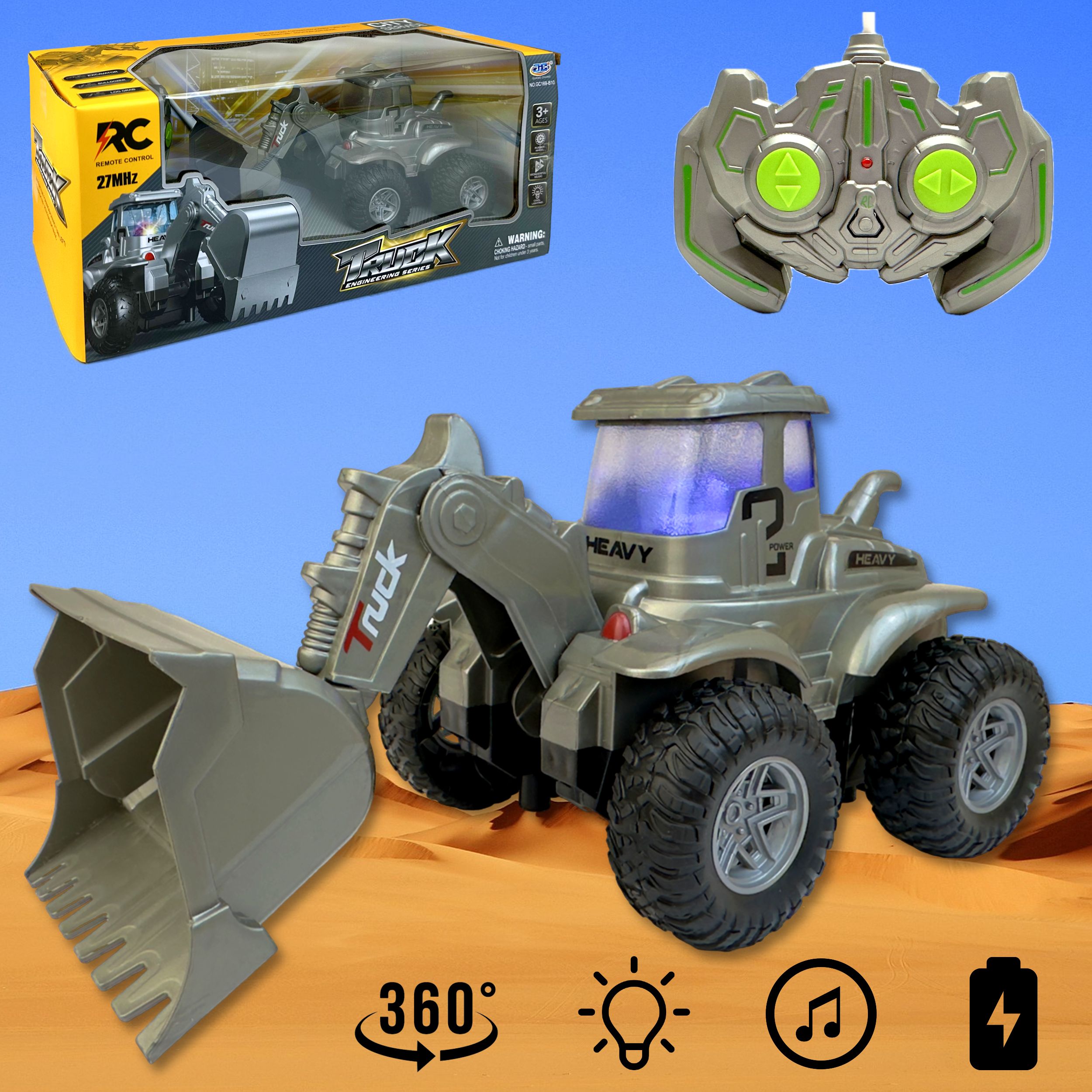 

Радиоуправляемый бульдозер Zhorya Truck