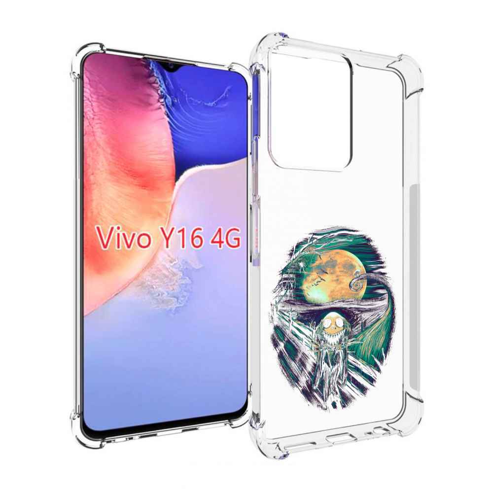 

Чехол MyPads зубастое существо абстракция для Vivo Y16 4G/ Vivo Y02S, Прозрачный, Tocco