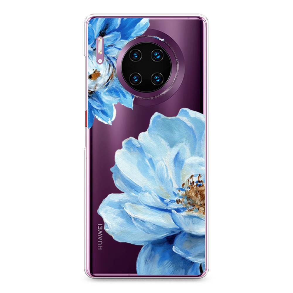 

Чехол Awog на Huawei Mate 30 Pro "Голубые клематисы", Голубой, 610450-8